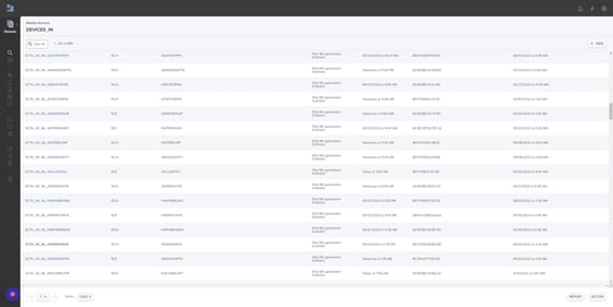 Screenshot of: Click on the iPad Name to access it's settings.