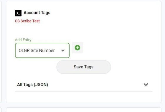 Screenshot of: Press the + icon to add this Entry Box.